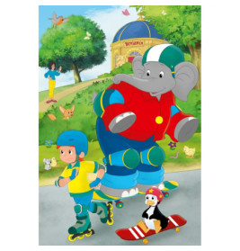 Schmidt Spiele 56401 Benj.Bl. Sport und Spiel mit Töröö, 3x48 Teile