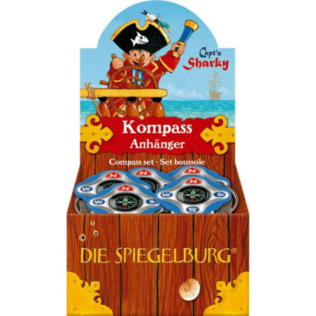 Kompass-Anhänger Capt'n Sharky