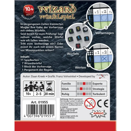 AMIGO 01955 Wizard Würfelspiel