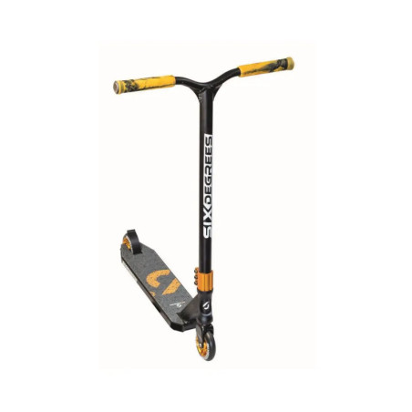 SIX DEGREES Stuntscooter 100 mm schwarz-kupferbraun