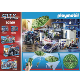 Playmobil 70569 Polizei-Hubschrauber: Fallschirm-Verfolgung