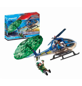 Playmobil 70569 Polizei-Hubschrauber: Fallschirm-Verfolgung