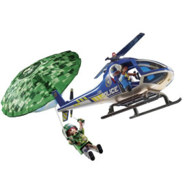 Playmobil 70569 Polizei-Hubschrauber: Fallschirm-Verfolgung