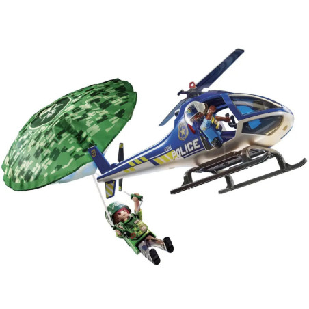 Playmobil 70569 Polizei-Hubschrauber: Fallschirm-Verfolgung