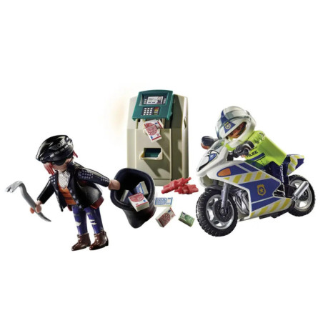 Playmobil 70572 Polizei-Motorrad: Verfolgung des Geldräubers Playmobil 70572 Polizei-Motorrad: Verfolgung des Geldräubers