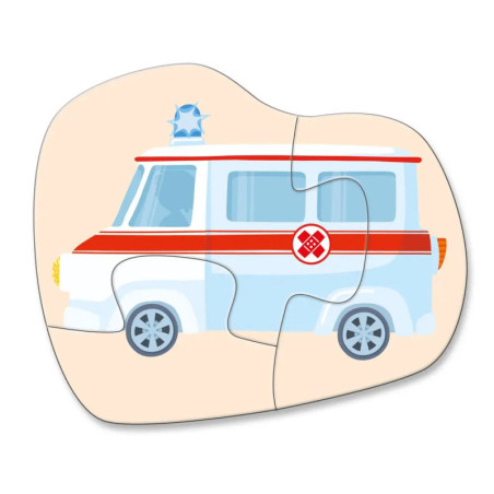 HABA 4 erste Puzzles – Einsatzfahrzeuge HABA 4 erste Puzzles – Einsatzfahrzeuge