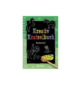 Kreativ-Kratzelbuch: Reiterhof