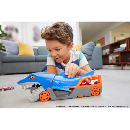 Mattel GVG36 Hot Wheels Hungriger Hai-Transporter