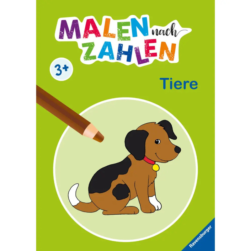 Ravenburger 55538 Malen nach Zahlen ab 3: Tiere Kreativität