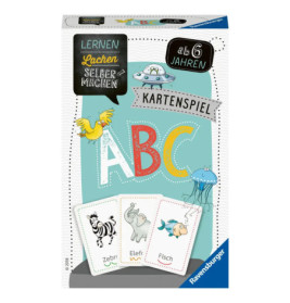Ravenburger 80347 Lernen Lachen Selbermachen: Kartenspiel ABC Spielen und Lernen