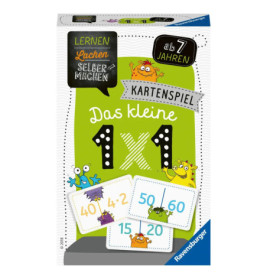 Ravenburger 80350 Lernen Lachen Selbermachen: Kartenspiel Das kleine 1 x 1 Spielen und Lernen