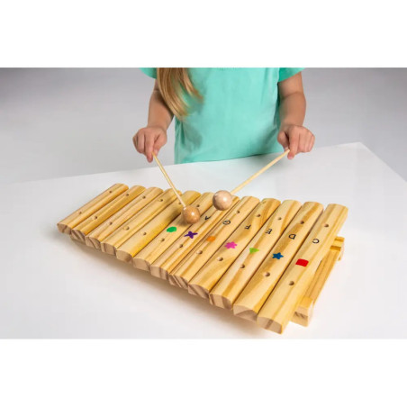 Boogie Bee Holz Xylophon mit 12 Noten