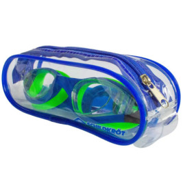 Schildkröt Funsports - Schwimmbrille CAPRI Junior 5+ im Carrybag, Farbe:blau-grün