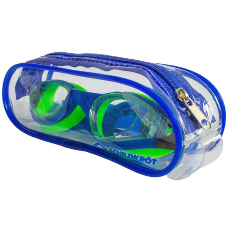 Schildkröt Funsports - Schwimmbrille CAPRI Junior 5+ im Carrybag, Farbe:blau-grün