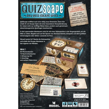 QUIZscape Rätsle dich durch die Zeit