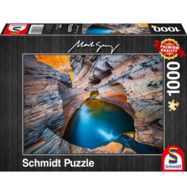 Schmidt Spiele 59922 Puzzle 1000 M.Gray Indigo