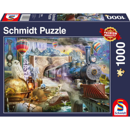 Schmidt Spiele 58964 Puzzle 1000T.Magische Reise