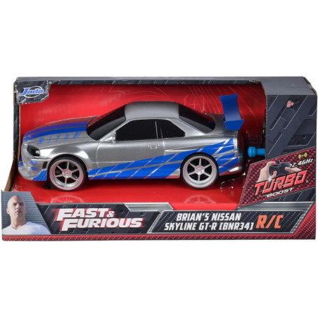 Jada Fast&Furious RC Nissan Skyline GTR 1:24