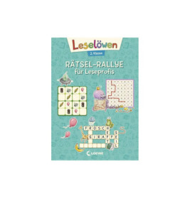 Leselöwen Rätsel-Rallye für Leseprofis - 2. Klasse (türkis)