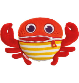 Schmidt Spiele 42639 Sorgenfresser Crabbi, klein, 23,5 cm, Edition Ahoi