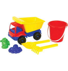 Sand LkW mit Sandgarni 6-teilig