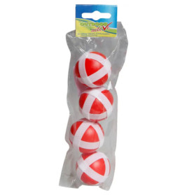 Outdoor active Ersatzbälle für Klettscheibe, 4 Stück