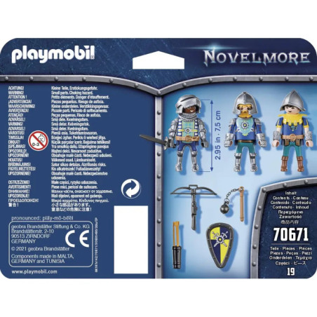 Playmobil 70671 3er Set Novelmore Ritter