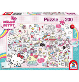 Schmidt Spiele 56410 Hello Kitty Kittys Welt, 200 Teile