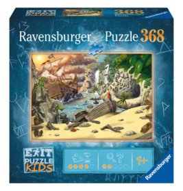 Ravenburger 12954 Puzzle EXIT Puzzle Kids Das Piratenabenteuer 368 Teile