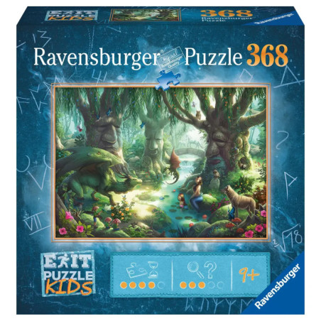 Ravenburger 12955 Puzzle EXIT Puzzle Kids Der magische Wald 369 Teile