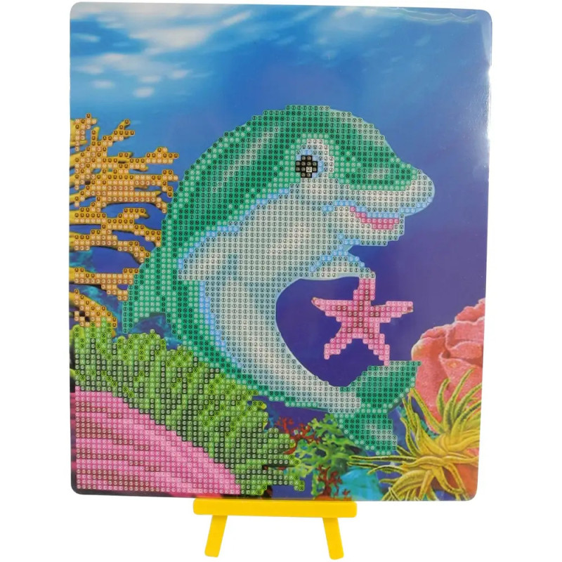 Diamond Painting Delfin mit Aufsteller Diamond Painting Delfin mit Aufsteller