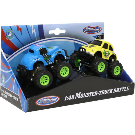 Speedzone D/C Monstertruck Battle 2 Stck, 4-fach sortiert Speedzone D/C Monstertruck Battle 2 Stck, 4-fach sortiert