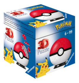 Ravensburger 11256 Puzzleball Pokémon Pokéballs - Pokéball Classic 54 Teile