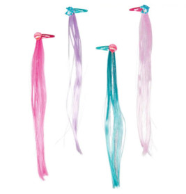 Haarclips mit Glitzersträhnen (4er Set) Nella Nixe