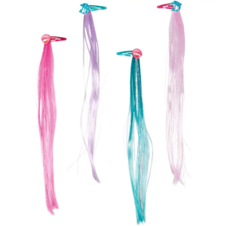 Haarclips mit Glitzersträhnen (4er Set) Nella Nixe Haarclips mit Glitzersträhnen (4er Set) Nella Nixe