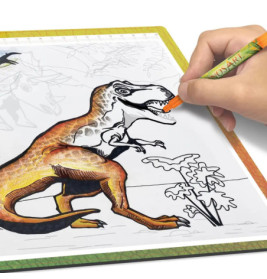 Dino Leuchtpad zum Nachzeichnen