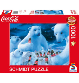 Schmidt Spiele 59913 Puzzle Coca Cola - Polarbären 1000 Teile