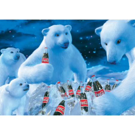 Schmidt Spiele 59913 Puzzle Coca Cola - Polarbären 1000 Teile