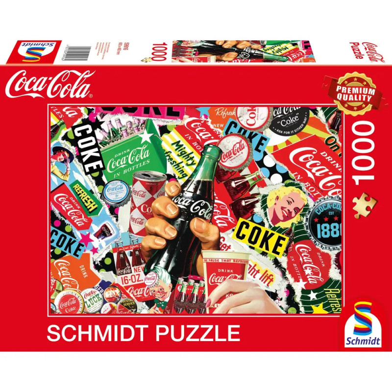 Schmidt Spiele 59916 Puzzle Coca Cola is it! 1000 Teile