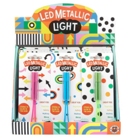 DESIGN & ART LED METALLIC LIGHT, sortiert (1 Stück)