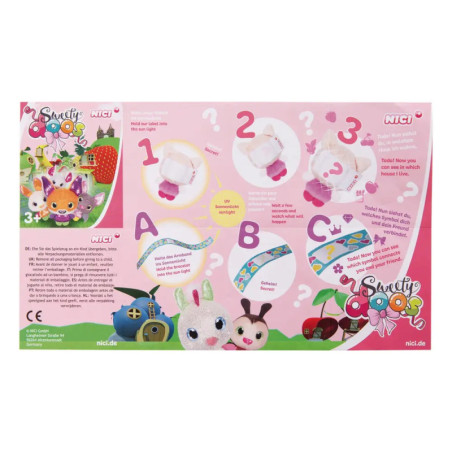 Sweetydoos Miniplüschtiere mit Freundschaftsarmbändchen