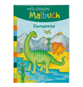 Mein schönstes Malbuch. Dinosaurier