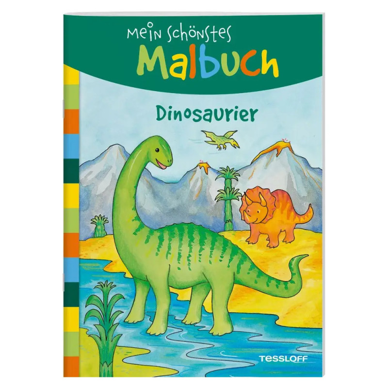 Mein schönstes Malbuch. Dinosaurier