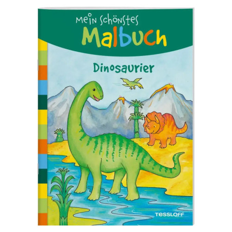 Mein schönstes Malbuch. Dinosaurier