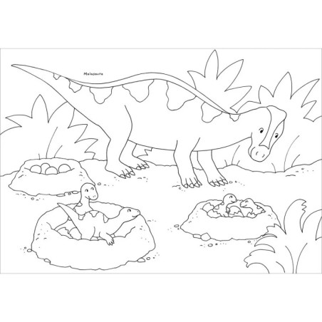 Mein schönstes Malbuch. Dinosaurier