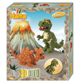 Hama® Bügelperlen Geschenkpackung 3-D Dinos