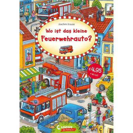 Wo ist das kleine Feuerwehrauto?