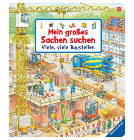 Ravenburger 43894 Mein großes Sachen suchen: Viele, viele Baustellen Pappbilderbuch über 5 Euro