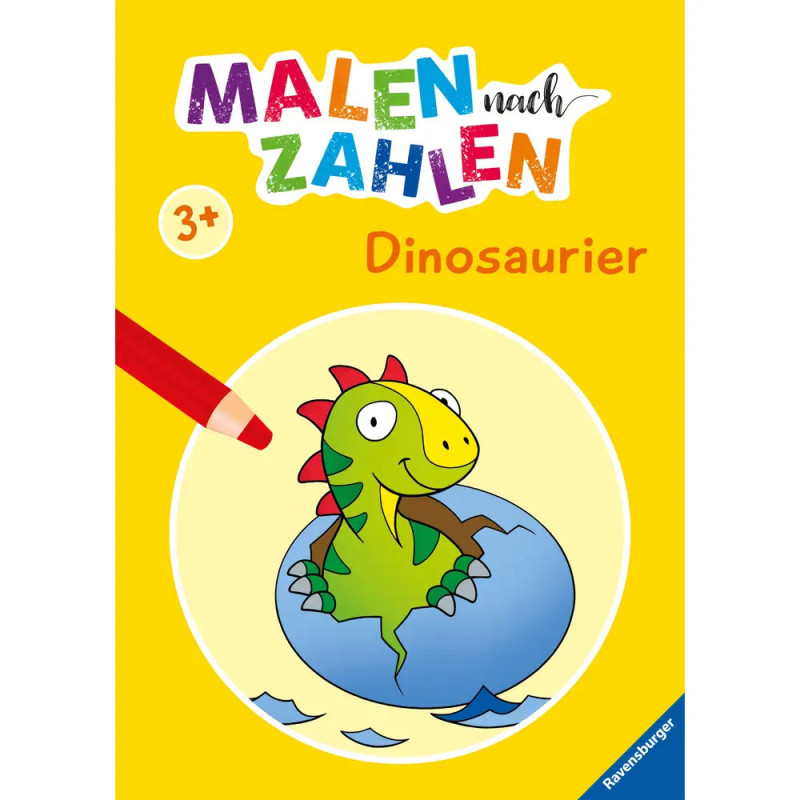 Ravenburger 48996 Malen nach Zahlen ab 3: Dinosaurier Kreativität