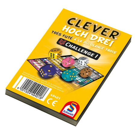 Schmidt Spiele 49401 Clever hoch Drei, Challenge Block